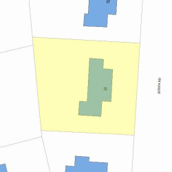 75 Judith Rd, Newton, MA 02459 plot plan