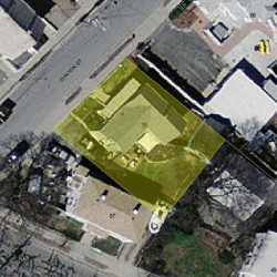 76 Clinton St, Newton, MA 02458 aerial view