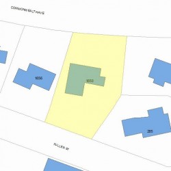 1650 Commonwealth Ave, Newton, MA 02465 plot plan