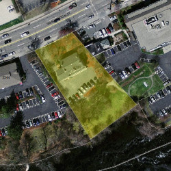 2330 Washington St, Newton, MA 02460 aerial view