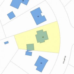 49 Collins Rd, Newton, MA 02468 plot plan