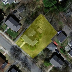 11 Mayflower Ter, Newton, MA 02461 aerial view