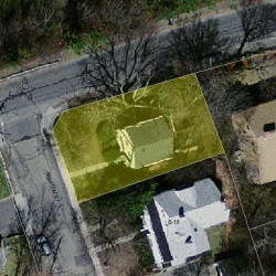 4 Allston St, Newton, MA 02465 aerial view