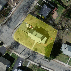 105 Fair Oaks Ave, Newton, MA 02460 aerial view