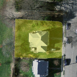 81 Oxford Rd, Newton, MA 02459 aerial view