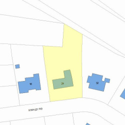 24 Stanley Rd, Newton, MA 02468 plot plan