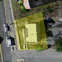 416 Langley Rd, Newton, MA 02459 aerial view