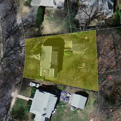 20 Burr Rd, Newton, MA 02459 aerial view