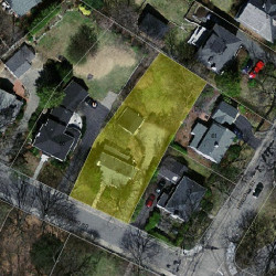 56 Woodland Rd, Newton, MA 02466 aerial view