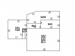 545 Parker St, Newton, MA 02459 floor plan