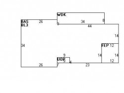 96 Olde Field Rd, Newton, MA 02459 floor plan