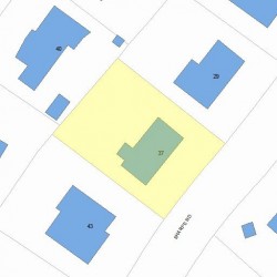 37 Sharpe Rd, Newton, MA 02459 plot plan