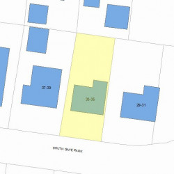 35 Gate Park, Newton, MA 02465 plot plan