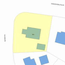 950 Commonwealth Ave, Newton, MA 02459 plot plan