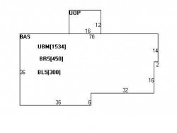 190 Baldpate Hill Rd, Newton, MA 02459 floor plan