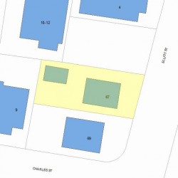 67 Elliot St, Newton, MA 02461 plot plan