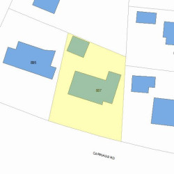 887 Commonwealth Ave, Newton, MA 02459 plot plan