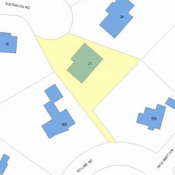 21 Southwick Rd, Newton, MA 02468 plot plan