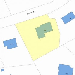 96 Rachel Rd, Newton, MA 02459 plot plan