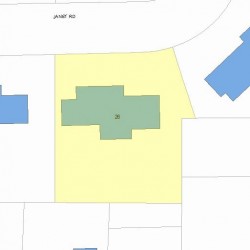 26 Janet Rd, Newton, MA 02459 plot plan