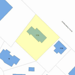 1736 Commonwealth Ave, Newton, MA 02465 plot plan