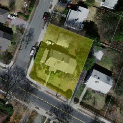 129 Woodward St, Newton, MA 02461 aerial view