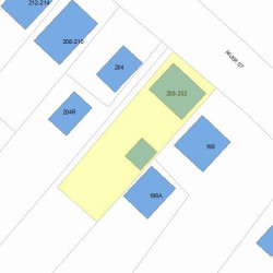 200 River St, Newton, MA 02465 plot plan