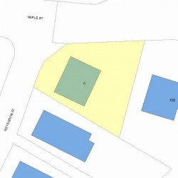 6 Jefferson St, Newton, MA 02458 plot plan