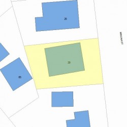 29 Winona St, Newton, MA 02466 plot plan