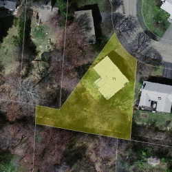 71 Andrew St, Newton, MA 02461 aerial view