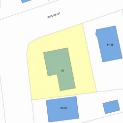 89 Kaposia St, Newton, MA 02466 plot plan