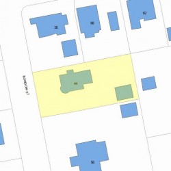 44 Bowdoin St, Newton, MA 02461 plot plan
