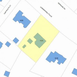 1428 Commonwealth Ave, Newton, MA 02459 plot plan