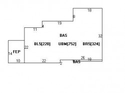 124 Wayne Rd, Newton, MA 02459 floor plan