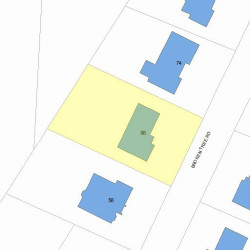 66 Broken Tree Rd, Newton, MA 02459 plot plan