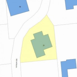 20 Cloelia Ter, Newton, MA 02460 plot plan