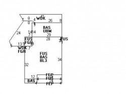 304 Lexington St, Newton, MA 02466 floor plan