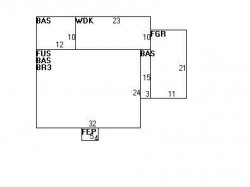 15 Maplewood Ave, Newton, MA 02459 floor plan