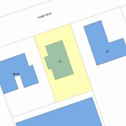 36 Webster St, Newton, MA 02465 plot plan