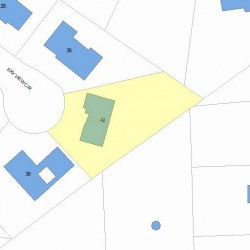 42 Sky View Cir, Newton, MA 02459 plot plan