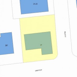 27 Dale St, Newton, MA 02460 plot plan