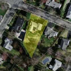131 Old Farm Rd, Newton, MA 02459 aerial view
