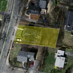 154 Cherry St, Newton, MA 02465 aerial view