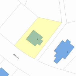 9 Daniel St, Newton, MA 02459 plot plan