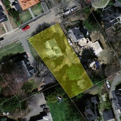 32 Sewall St, Newton, MA 02465 aerial view