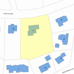 44 Montvale Rd, Newton, MA 02459 plot plan