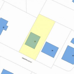 50 Greenough St, Newton, MA 02465 plot plan