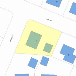 4 Crown St, Newton, MA 02466 plot plan