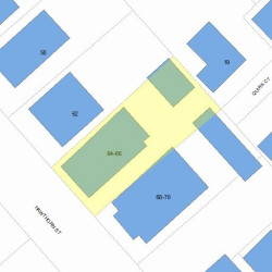 64 Hawthorn St, Newton, MA 02458 plot plan