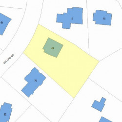 64 Collins Rd, Newton, MA 02468 plot plan